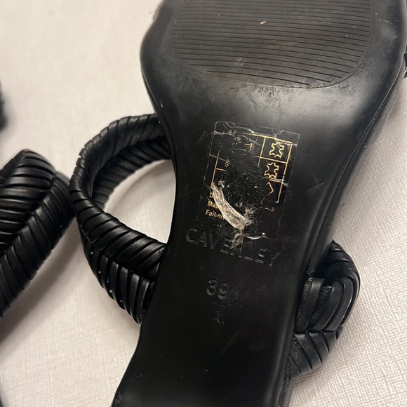 Caverley Venus Mule Black Hand Braided Leather - Picture 10 of 11